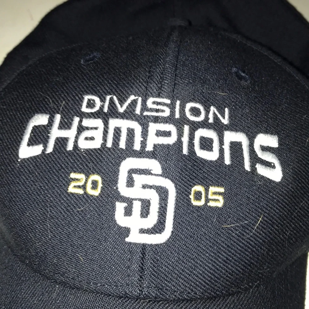 San Diego Padres 2005 Division Champions Navy Baseball Cap Twins Enterprise Hat